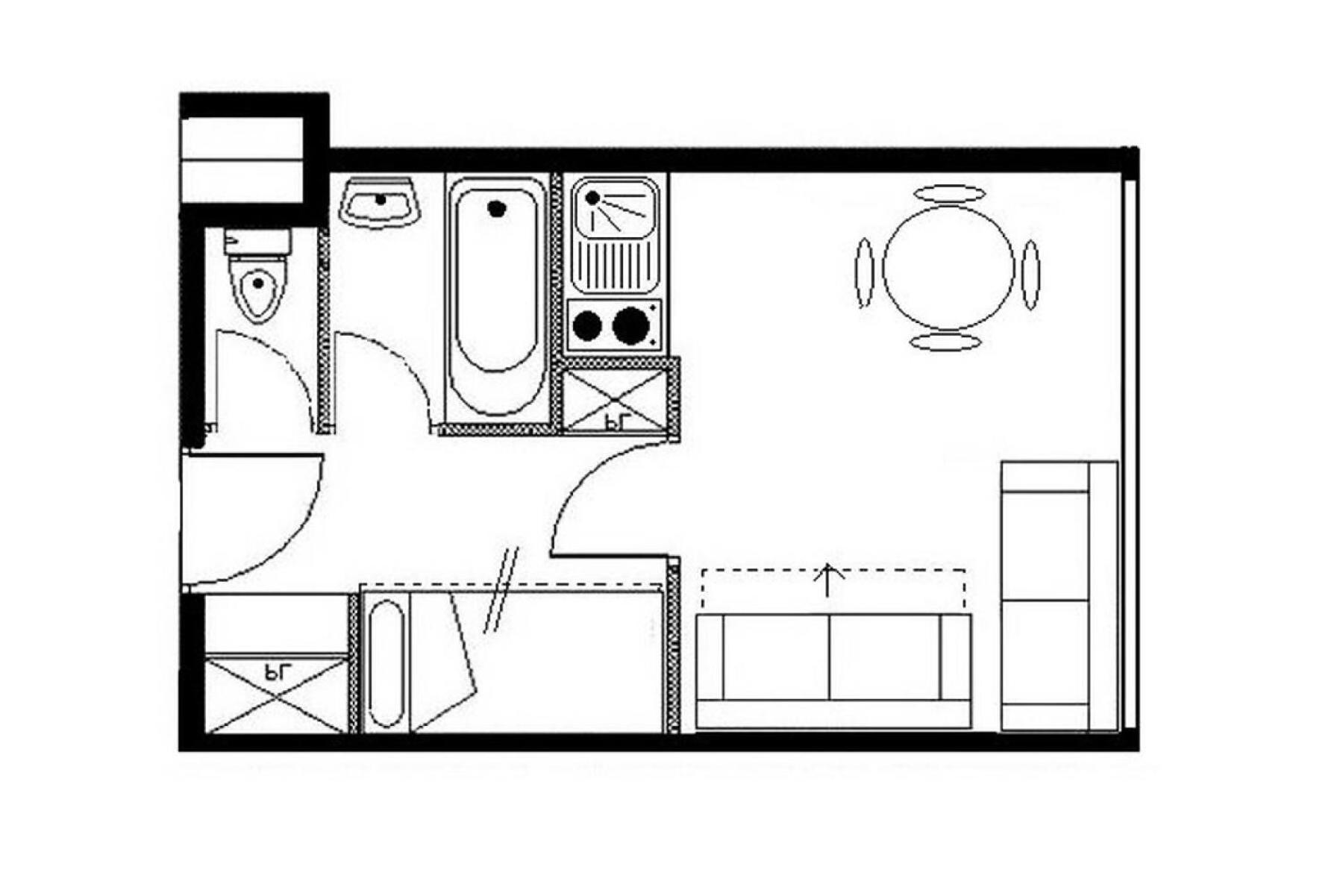 Residence Boedette A - Studio Classique - Depart Et Retour Skis Aux Pieds Mae-3564 แซ็ง-มาร์แต็ง-เดอ-แบลวีย์ ภายนอก รูปภาพ